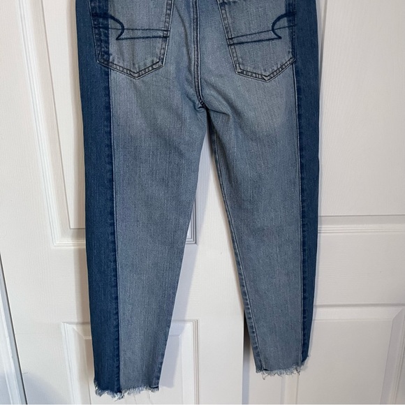 AMERICAN EAGLE VINTAGE HI-RISE TWO TONE JEANS - Picture 10 of 14
